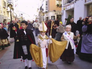 Cada 28 de diciembre se celebra en Burgos, la Fiesta de El Obispillo.