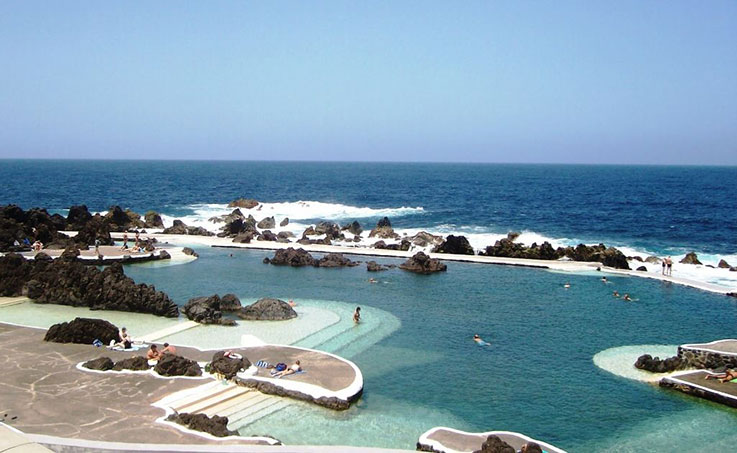 Piscinas de lava.