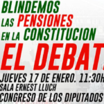 El 17 de enero la MERP organiza un debate con los portavoces del Pacto de Toledo para abordar el presente y el futuro de las pensiones