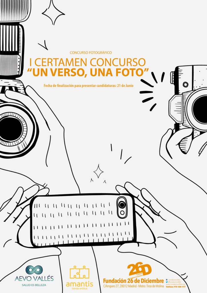 I Certamen Concurso "Un verso, una foto" de FUNDACION 26 DE DICIEMBRE