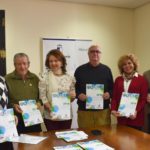 el Presidente Territorial de la Federación de UDP-CLM, D. Ramón Munera, a la Consejera de Bienestar Social, Dña. Aurelia Sánchez, a quien también acompañó la Directora Provincial de Bienestar Social en Albacete, Dña. Antonia Coloma. Por parte de UDP-CLM también asistieron al acto, los componentes de su Junta Directiva, Juan del Dujo, Fernando García y Miguel Ángel Magán.