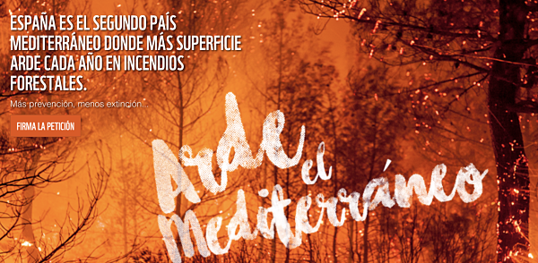 Arde el mediterráneo WWF
