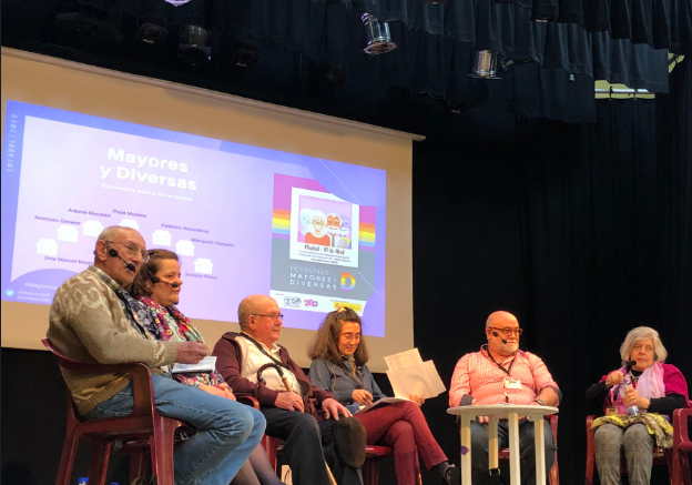 Participantes del encuentro sobre diversidad ¡Mayores y Diversas!