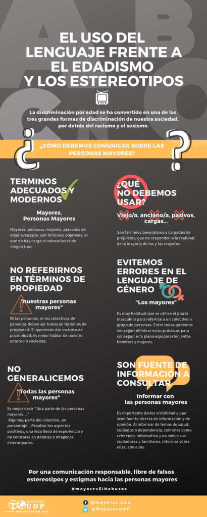 El uso del lenguaje frente al Edadismo y los estereotipos