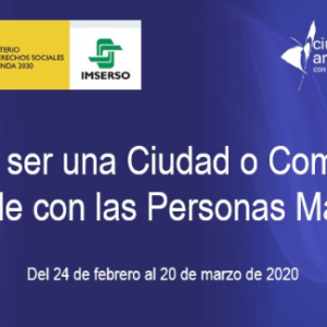 Nueva edición del Curso online «Cómo ser una ciudad o comunidad amigable con las personas mayores»