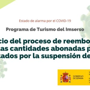 devolución viajes imserso 7 mayo