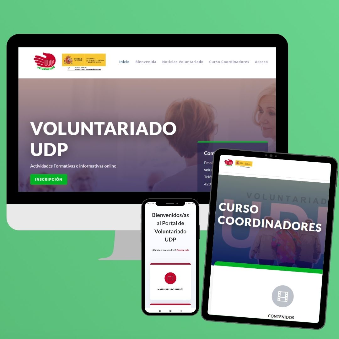 Accede a los cursos del Voluntariado UDP