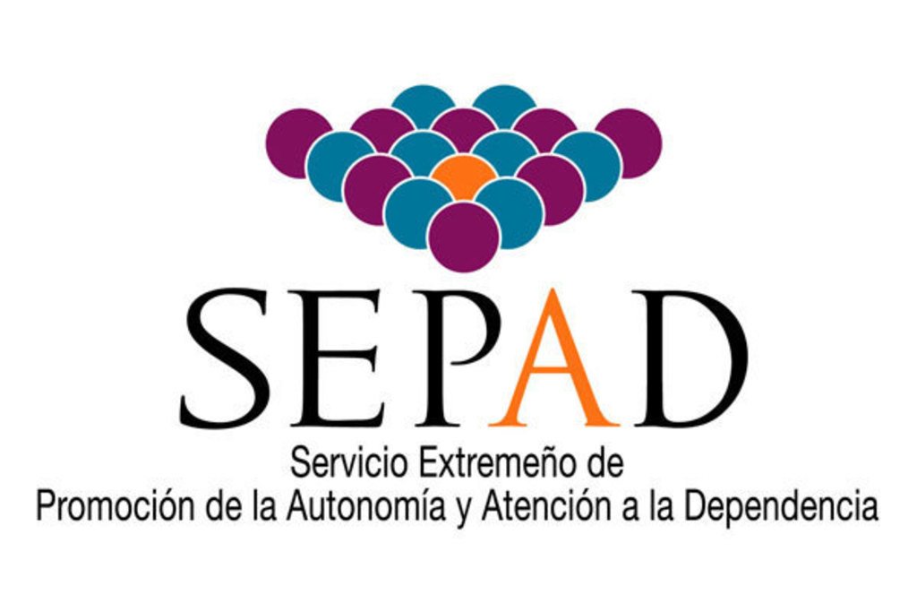 Logo SEPAD, Servicio extremeño de Prevención de la Autonomía y la Atención a la Dependencia