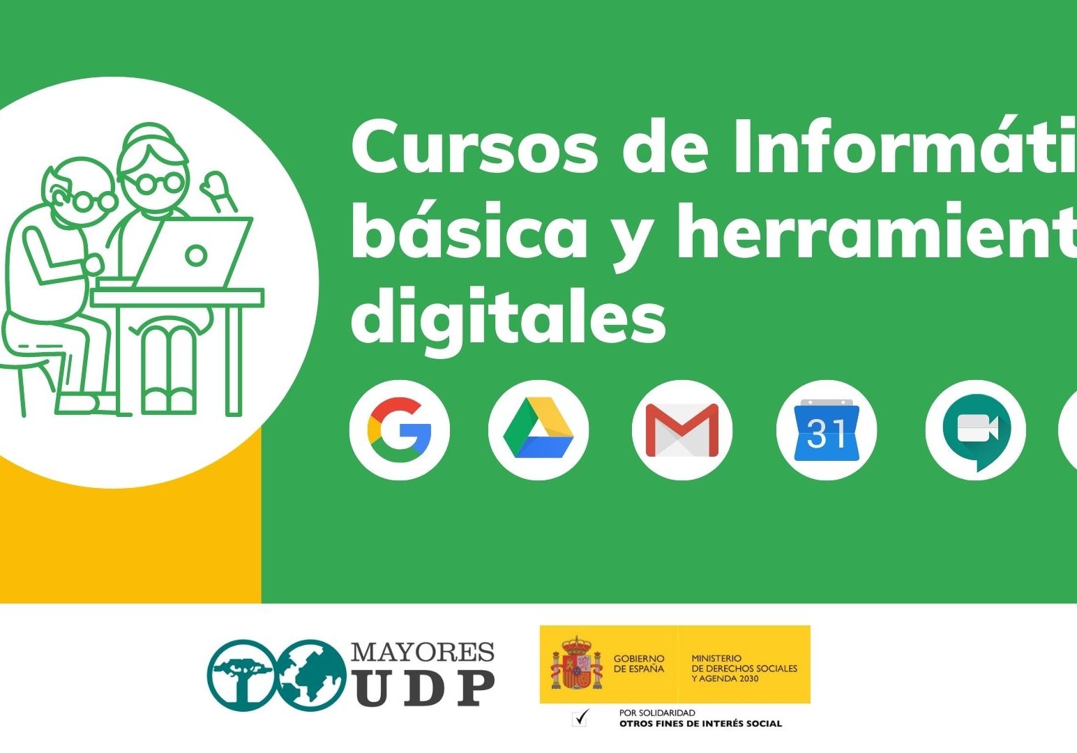 cursos en directo informática básica UDP