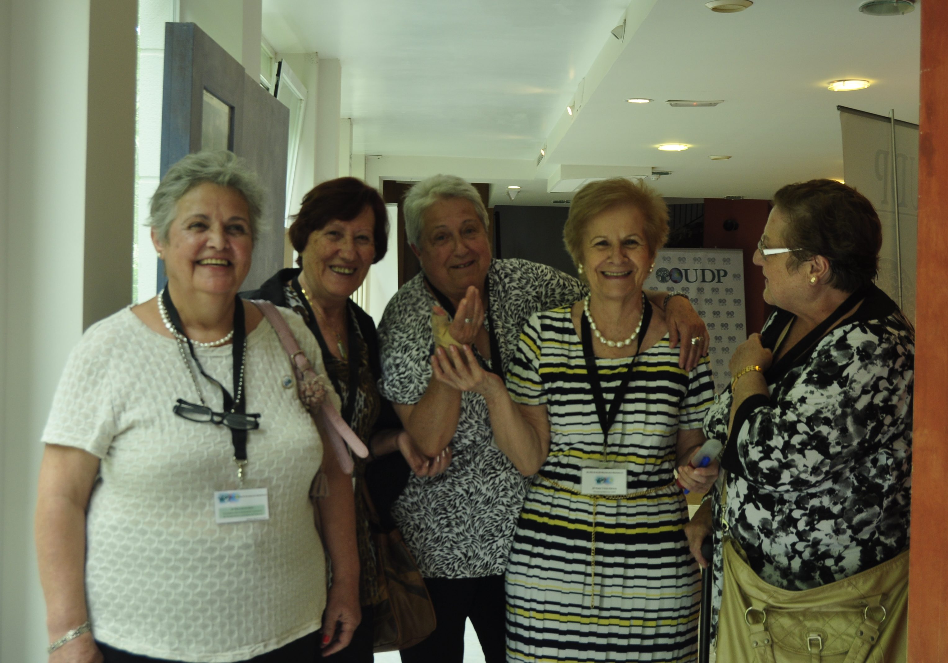 Mujeres socias de UDP durante la Asamblea