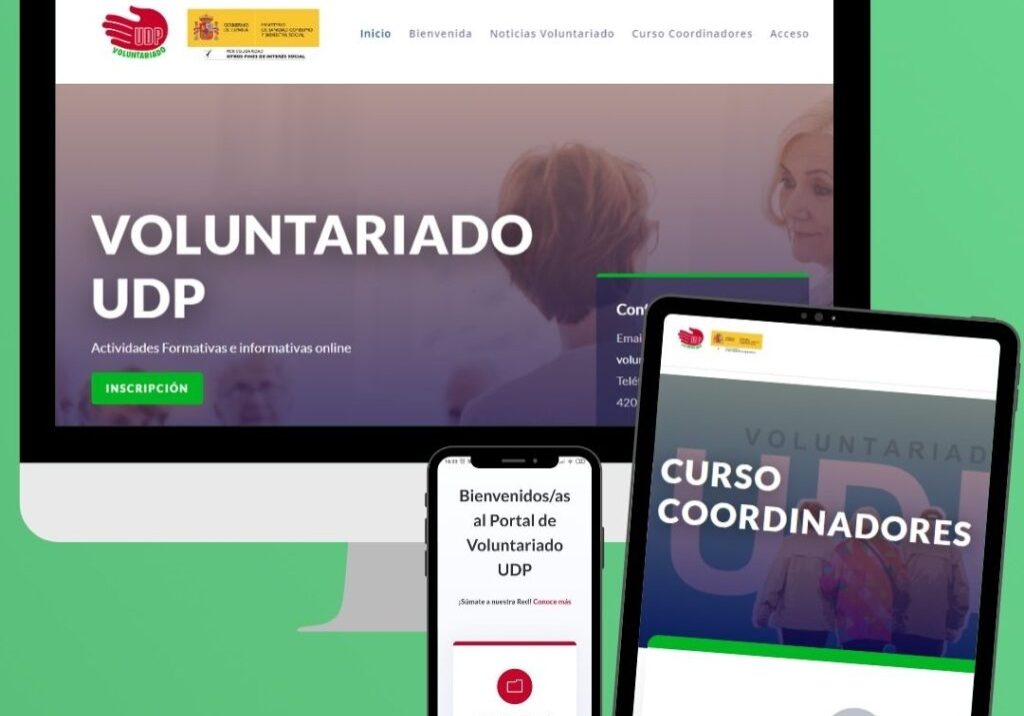 Accede a los cursos del Voluntariado UDP